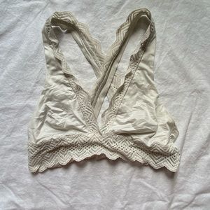 Off white aerie lace bralette